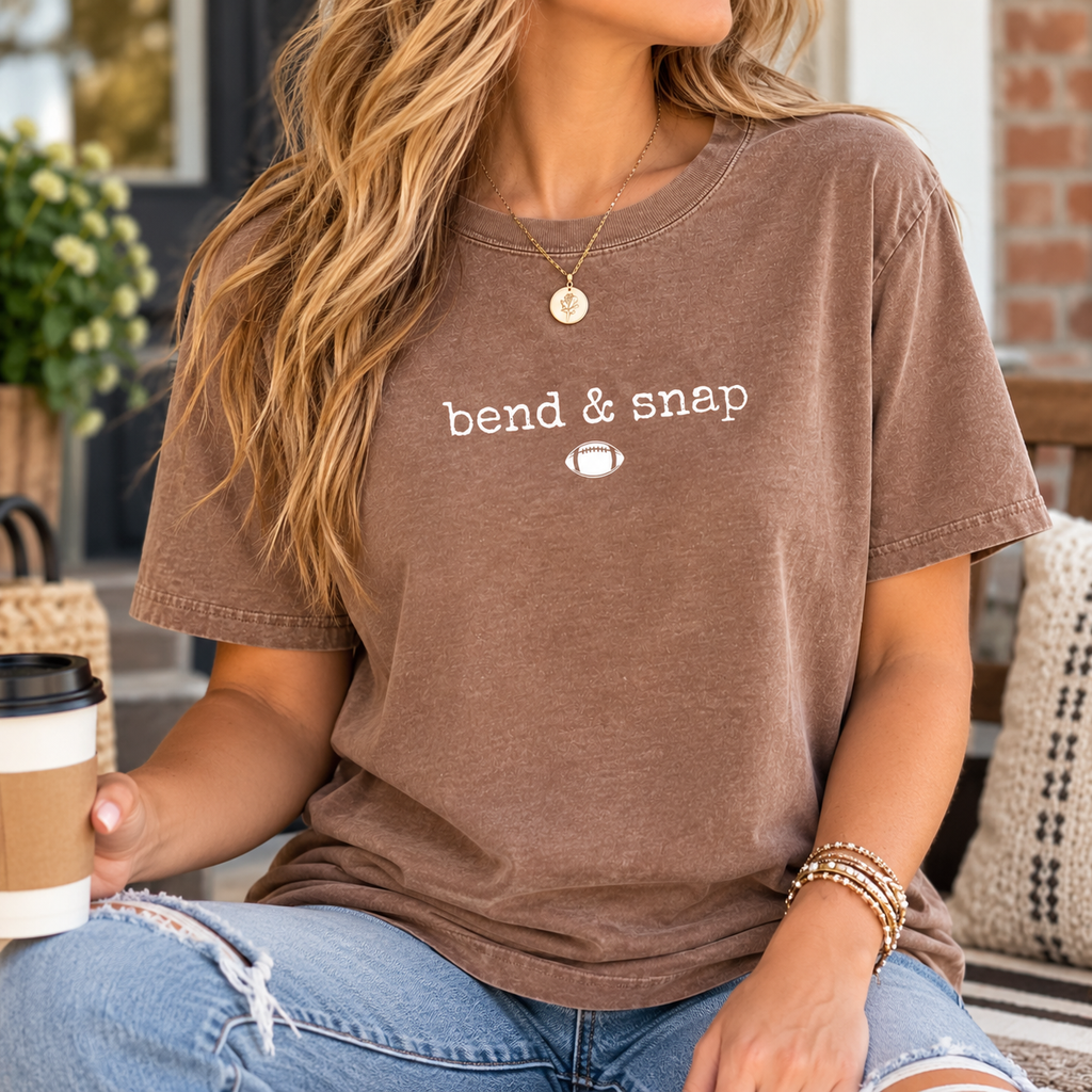Bend & Snap football tee