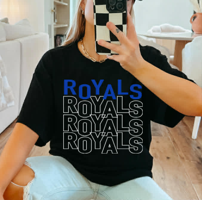 Royals Stacked Mascot Tee