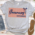 Governors Pinstripe/Bow Mascot Tee