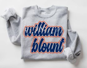 William Blount Distressed  Sweatshirt