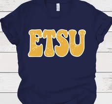 ETSU Distressed Mascot Short Sleeve Tee