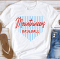 Mountaineers Striped Baseball