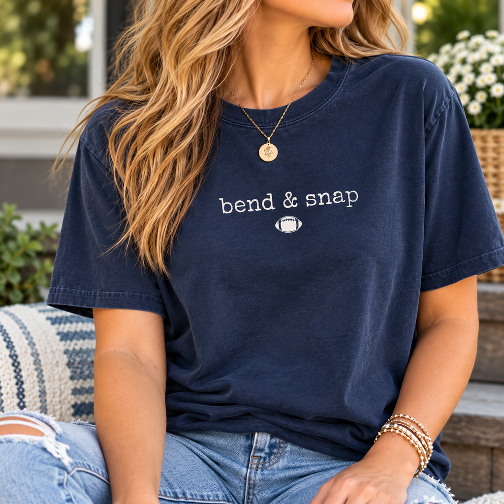 Bend & Snap football tee