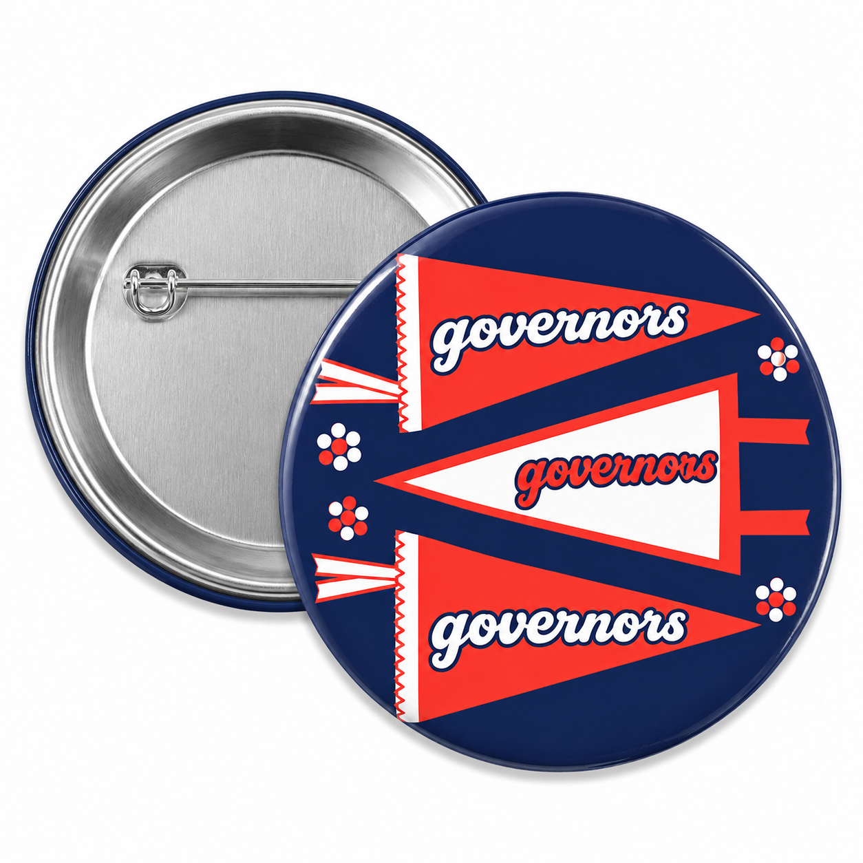 Governor Pennant Spirit Button