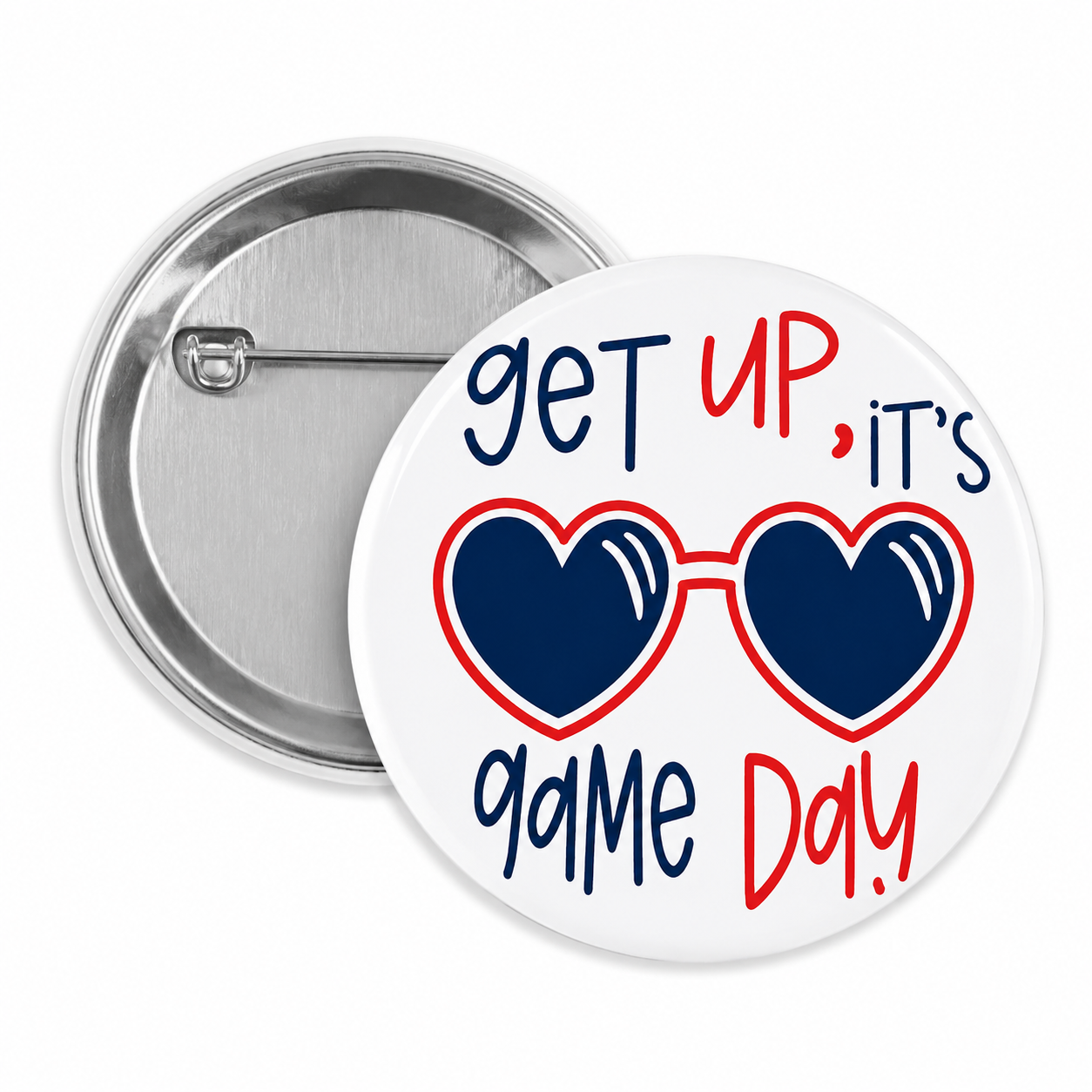 Get Up-It's Gameday Spirit Button
