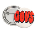GOVS bubble letter Spirit Button