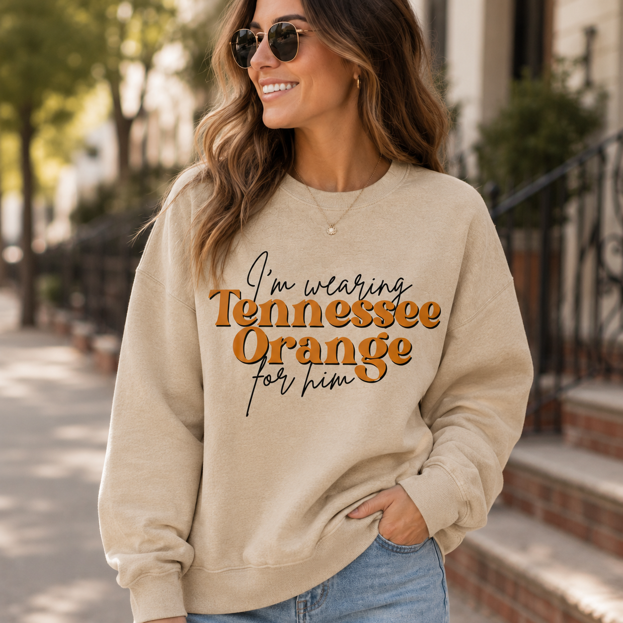 I'm Wearing Tennessee Orange For Him- Sweatshirt