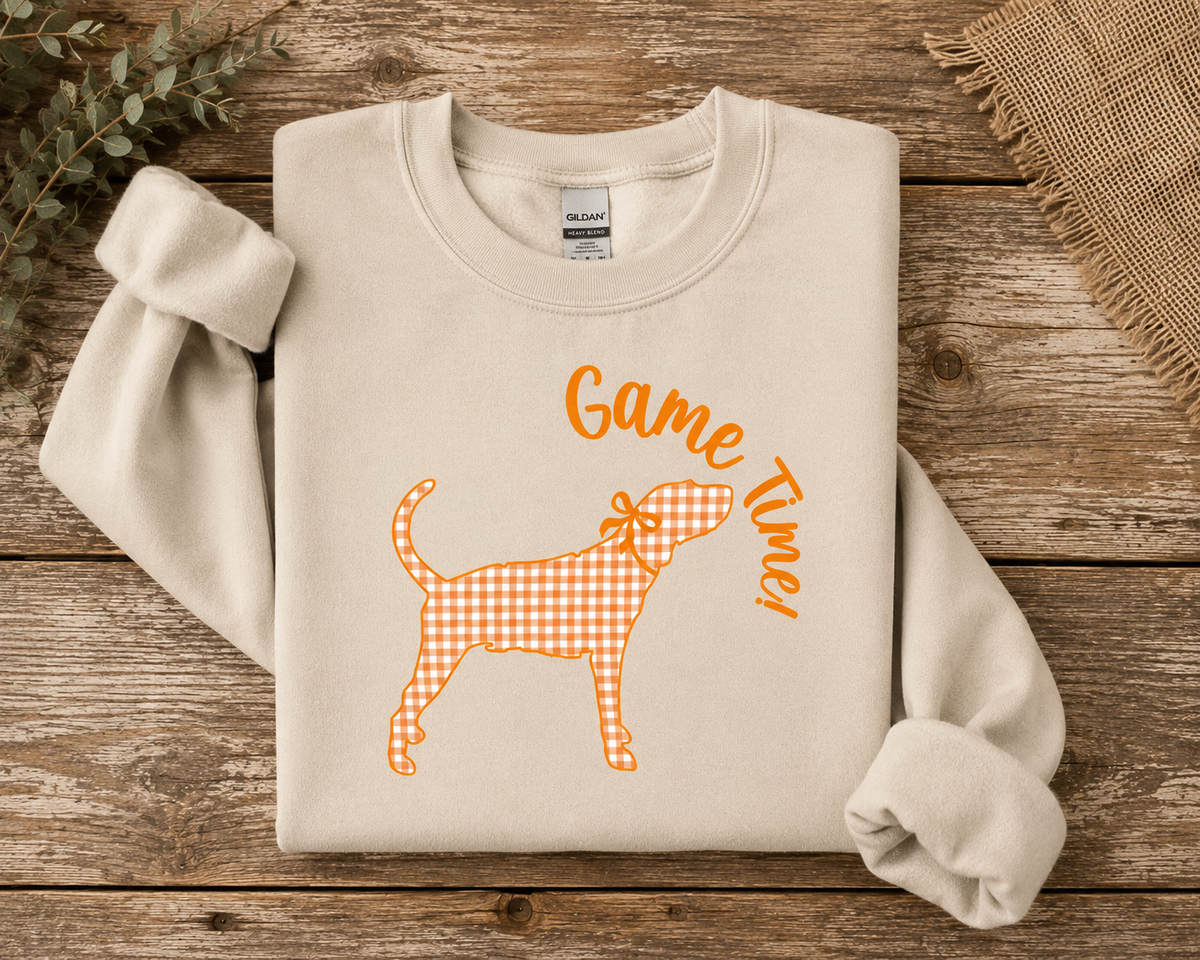 Gingham Game Day Dog- UT