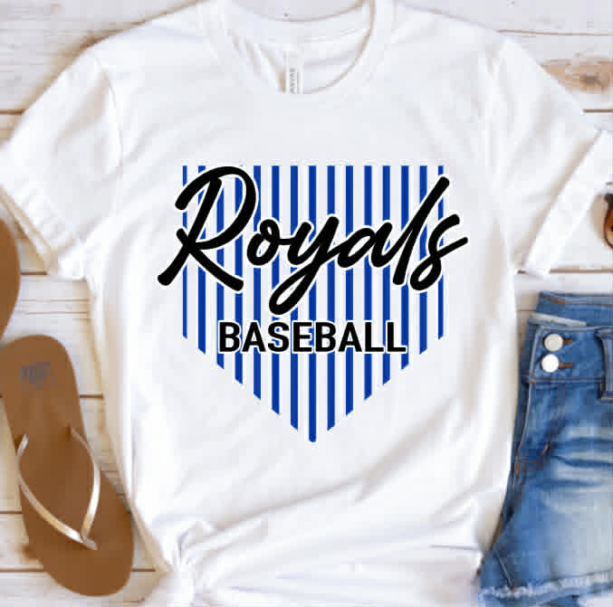 Royals Striped Baseball